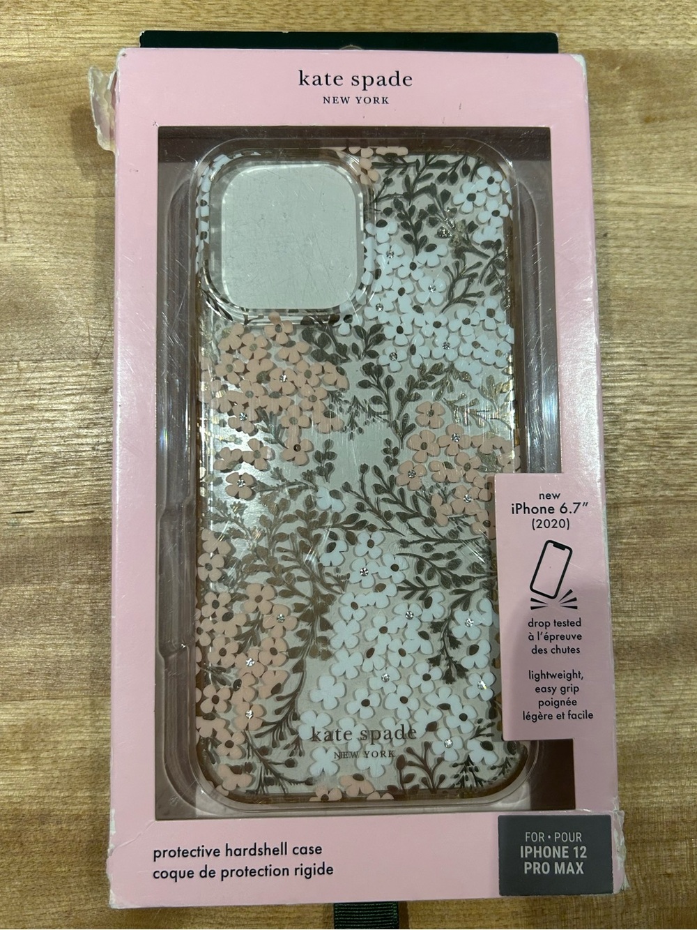 kate spade Pink Floral Protective Case for iPhone 12 Pro Max